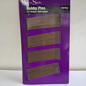 500-824703004574 BOB PINS 40 JUMBO BRZ